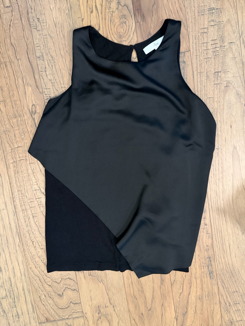 Ripe nursing / maternity sleeveless dressy blouse - black size x-small